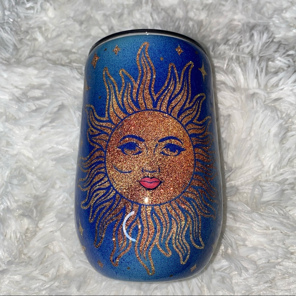 Celestial Sun Wine Tumbler
